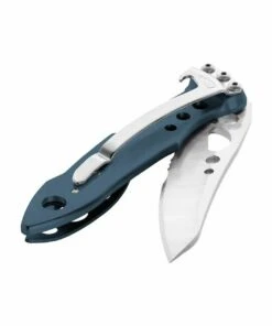 Leatherman Skeletool KBX (832383), 2.6" 420HC SS Combo Blade, Denim Blue Anodized Aluminum Handle -Knifeworks Sales Store Skeletool KBX BLUE 3 84134.1614796501