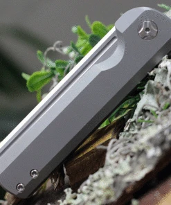 Arcform Slimfoot Folding - Titanium (3.5" M390 SW Sheepsfoot) ARC-095 -Knifeworks Sales Store Slimfoot Titanium.3 05169.1621365552
