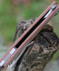 GiantMouse Ace Sonoma V2 - Natural Micarta (3.4" Elmax Stonewash) -Knifeworks Sales Store Sonoma V2 GRN Micarta.2 63744.1639672198