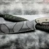TOPS El Chete Camo ELCH01C, 12" 1095HC Steel Camo Blade, Green Canvas Micarta Handle