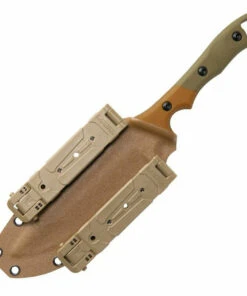 TOPS KNIVES VTAC-01 Viking Tactics Norseman, 5.88" 1095 Acid Rain Blade, Tan & Green Canvas Micarta -Knifeworks Sales Store TPVTAC01.4 98718.1570562822