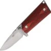 Ultimate Equipment M1911 Compact Hammerhead UECLR, 4.2" 440C Stainless Satin Plain Blade, Rosewood Checkered G-10 Handle