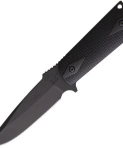 Ultimate Equipment M1911 Fixed Blade UEXKGB, 5.75" 440C Stainless Steel Plain Blade, Black G-10 Checkered Handle