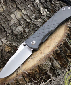 Chris Reeve Umnumzaan Drop Point, 6AI4V Titanium Handle, CPM S45VN Stainless(UMN-1000)