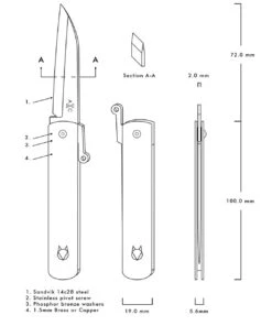 Andersson & Copra Urban Husky - Copper (2.8" Damasteel Dam) ACDAMC -Knifeworks Sales Store Urban Husky Specs 62545.1644009137.1280.1280 38810.1644010836