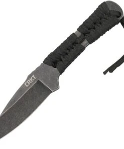 CRKT Utsidihi Fixed Blade CR2752, 3.514" 8Cr13MoV Plain Blade , Nylon Cord Wrapped Handle