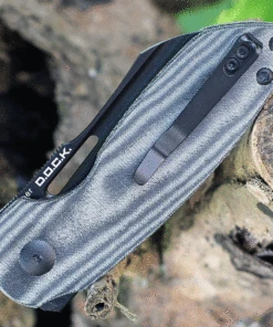 Kizer Cutlery October V3569A1, 2.92" CPM20-CV Black Plain Blade, Black Micarta Handles -Knifeworks Sales Store V3569A1.3 92562.1625085578