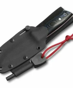 Victorinox Swiss Army Victorinox Large Outdoor Master VN42261, 4.0" Satin Stainless Drop Point Blade, Black/Blue Micarta Handle -Knifeworks Sales Store VN42261.2 17911.1581952189