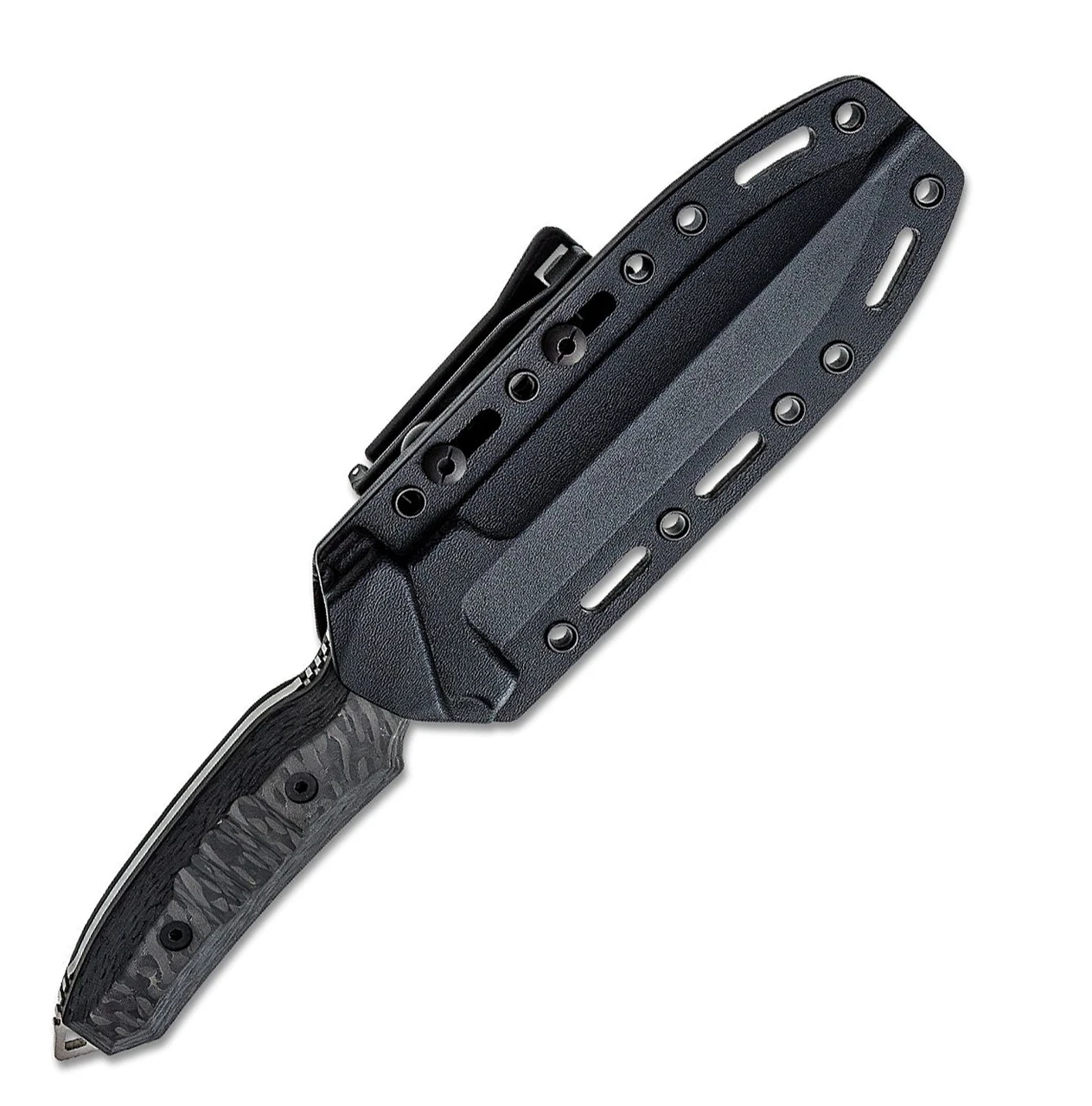 Viper Knives Fearless Fixed Blade 4016FC, 6.0" Sleipner Satin Single Edge Dagger, Carbon Fiber Handles, Kydex Sheath 3 Viper Knives Fearless Fixed Blade 4016FC, 6.0" Sleipner Satin Single Edge Dagger, Carbon Fiber Handles, Kydex Sheath - Image 3