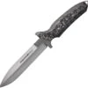 Viper Knives Fearless Fixed Blade 4016FC, 6.0" Sleipner Satin Single Edge Dagger, Carbon Fiber Handles, Kydex Sheath