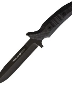 Viper Knives Fearless Fixed Blade VT4020FC, 6.0" Sleipner Black Single Edge Dagger, Carbon Fiber Handles, Kydex Sheath