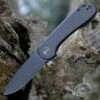 We Knife Co. WE Knife Elementum Frame Lock - Blk Ti (3" CPM 20CV Blk SW) WE18062X-3