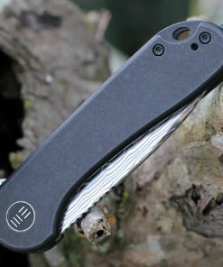 We Knife Co. WE Knife Elementum Frame Lock - Blk Ti (3" Hakkapella Damasteel) WE18062X-DS1 -Knifeworks Sales Store WE18062XDS1.3 96435.1641487244