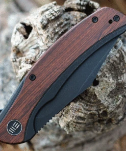 We Knife Co. WE Knife Snick - Blk Ti / Cuibourtia Wood (3.5" CPM 20CV Blk SW) WE19022F-3 -Knifeworks Sales Store WE19022F3.3 78036.1638251087
