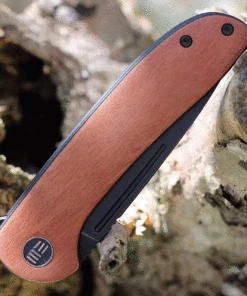 WE Knife Co. Saakshi - Cuibourtia Wood / Black Ti (3.3" CPM-20CV Black SW) 20020C-3 -Knifeworks Sales Store WE20020C 3.3 12559.1629736146