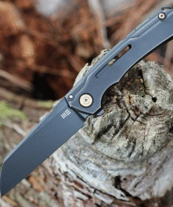 We Knife Co. WE Knife Mini Buster - Antique Bronze Ti (3.5" CPM-20CV Blk SW) 2003B