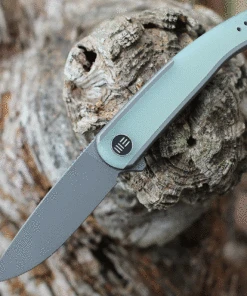 We Knife Co. WE Knife Smooth Sentinel - Ti/Natural G-10 (3" CPM 20CV SW) WE20043-2