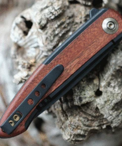 We Knife Co. WE Knife Smooth Sentinel - Blk Ti/Cuiboutia (3" CPM 20CV Blk) WE20043-3 -Knifeworks Sales Store WE200433.3 98611.1635529308