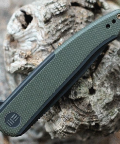 We Knife Co. WE Knife Smooth Sentinel - Blk Ti/Green Micarta (3" CPM 20CV Blk) WE20043-4 6 We Knife Co. WE Knife Smooth Sentinel - Blk Ti/Green Micarta (3" CPM 20CV Blk) WE20043-4 -Knifeworks Sales Store WE200434.3 68269.1635529652