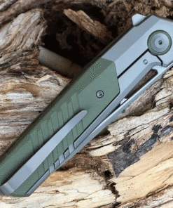 We Knife Co. WE Knife Arsenal - Gray Ti / OD Green G10 (3.5" CPM 20CV SW) WE20073-1 -Knifeworks Sales Store WE20073 1.2 55946.1637617892