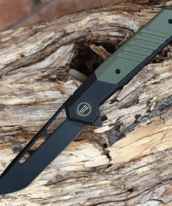 We Knife Co. WE Knife Arsenal - Blk Ti / OD Green G10 (3.5" CPM 20CV Blk SW) WE20073-2