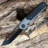 We Knife Co. WE Knife Arsenal - Gray Ti /Blk G10 (3.5" CPM 20CV Two Tone) WE20073-3