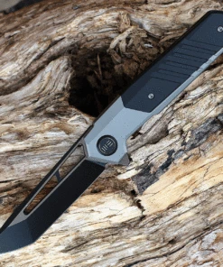 We Knife Co. WE Knife Arsenal - Gray Ti /Blk G10 (3.5" CPM 20CV Two Tone) WE20073-3