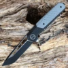We Knife Co. WE Knife Arsenal - Blk Ti /Gray G10 (3.5" CPM 20CV Two Tone) WE20073-4