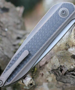 We Knife Co. WE Knife Black Void - Opus Bronze Ti / CF (2.84" CPM-20CV SW) 2010A -Knifeworks Sales Store WE2010A.2 57245.1641414774