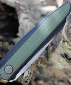 WE Knife Co. Black Void Opus - Black Ti / Green CF (2.84" CPM-20CV SW) 2010V-2 -Knifeworks Sales Store WE2010V 2.3 80277.1629821883