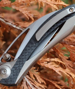 We Knife Co. We Knife Pleroma - Champagne Ti / CF (2.95” M390 Satin) 821B -Knifeworks Sales Store WE821B.3 70484.1632925626