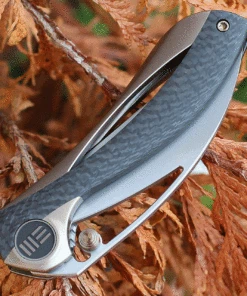 We Knife Co. We Knife Pleroma - Champagne Ti / CF (2.95” M390 Satin) 821B -Knifeworks Sales Store WE821B.4 71646.1632925625