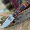ESEE Knives ESEE Xancudo XAN2-006, 3.0" S35VN Stonewash Plain Blade, Orange/Black G10 3D Handle (no Hole), Black Sheath