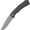 CRKT Xan Framelock CR2085, 3.666" 1.4116 Plain Blade, Carbon Fiber Black G10 Handle Base w/ Bead Blast Finish on the Back