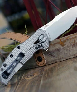 Zero Tolerance 0308 Framelock Folder, 3.75" CPM-20CV Stonewash Drop Point Plain Blade, Coyote Brown G-10 Handle -Knifeworks Sales Store ZT0308.1 74862.1583164192