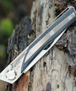 Actilam S4CFC Folder w/Clip, 3.5" 14C28N Plain Blade, Carbon fiber Handle -Knifeworks Sales Store acts4cfc.1 2 09744.1566585966