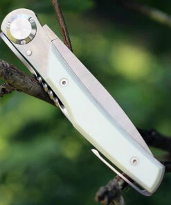 Actilam T3CC White Corian Folder with Clip, 3.25 in. X50CrMoV15N Plain Blade 5 Actilam T3CC White Corian Folder with Clip, 3.25 in. X50CrMoV15N Plain Blade -Knifeworks Sales Store actt3cc.2 62122.1566585969