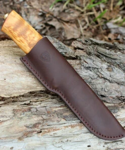 Helle Alden, Sandvik 12C27 Stainless Steel, Curly Birch Handle -Knifeworks Sales Store alden 76.3 04547.1566585804