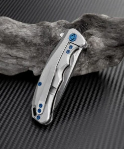 Artisan Cutlery Artisan Small Tradition ATZ1702GSGY, 3.27" S35VN Plain Blade, Gray TC4 Titanium Handle -Knifeworks Sales Store atz1702gsgy 3 44504.1566586008