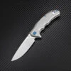 Artisan Cutlery Artisan Small Tradition ATZ1702GSGY, 3.27" S35VN Plain Blade, Gray TC4 Titanium Handle