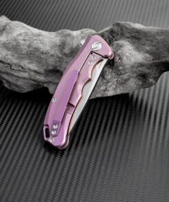 Artisan Cutlery Artisan Small Tradition ATZ1702GSRE, 3.27" S35VN Plain Blade, Purple TC4 Titanium Handle -Knifeworks Sales Store atz1702gsre 2 39767.1566586010