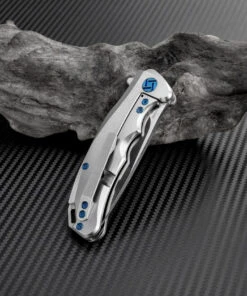 Artisan Cutlery Artisan Small Tradition ATZ1702GSST, 3.27" S35VN Plain Blade, Satin TC4 Titanium Handle -Knifeworks Sales Store atz1702gsst 2 19635.1566586006