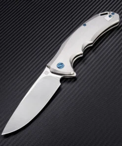 Artisan Cutlery Artisan Tradition ATZ1702GST, 3.94" S35VN Plain Blade, Satin TC4 Titanium Handle