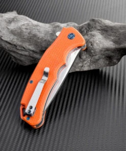 Artisan Cutlery Artisan Tradition ATZ1702POE, 3.94" D2 Plain Blade, Orange G-10 Handle -Knifeworks Sales Store atz1702poe 2 21865.1566586023