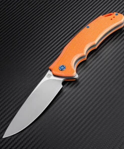 Artisan Cutlery Artisan Tradition ATZ1702POE, 3.94" D2 Plain Blade, Orange G-10 Handle -Knifeworks Sales Store atz1702poe 14091.1566586023