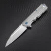 Artisan Cutlery Artisan Littoral ATZ1703GGY, 3.54" S35VN Plain Blade, Gray Titanium TC4 Handle