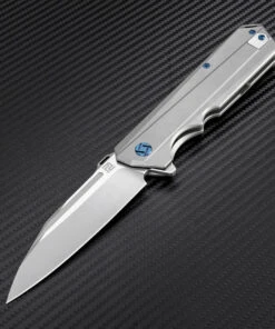 Artisan Cutlery Artisan Littoral ATZ1703GGY, 3.54" S35VN Plain Blade, Gray Titanium TC4 Handle