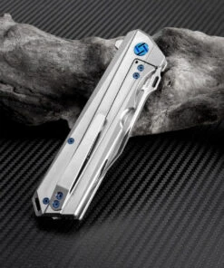 Artisan Cutlery Artisan Littoral ATZ1703GST, 3.54 in. S35VN Plain Blade, Grey Titanium Handle -Knifeworks Sales Store atz1703gst 2 89702.1566586082