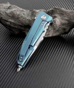 Artisan Cutlery Artisan Predator ATZ1706GGN, 3.74" S35VN, Green TC4 Titanium Handle -Knifeworks Sales Store atz1706ggn 2 56956.1566585998