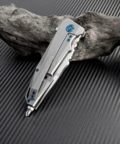 Artisan Cutlery Artisan Predator ATZ1706GGY, 3.74" S35VN, Gray TC4 Titanium Handle -Knifeworks Sales Store atz1706ggy 2 48381.1566585994